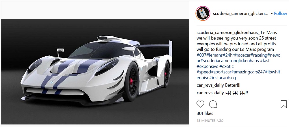 Scuderia Cameron Glickenhaus New Car SCG003 SCG007 Le Mans 6SpeedOnline