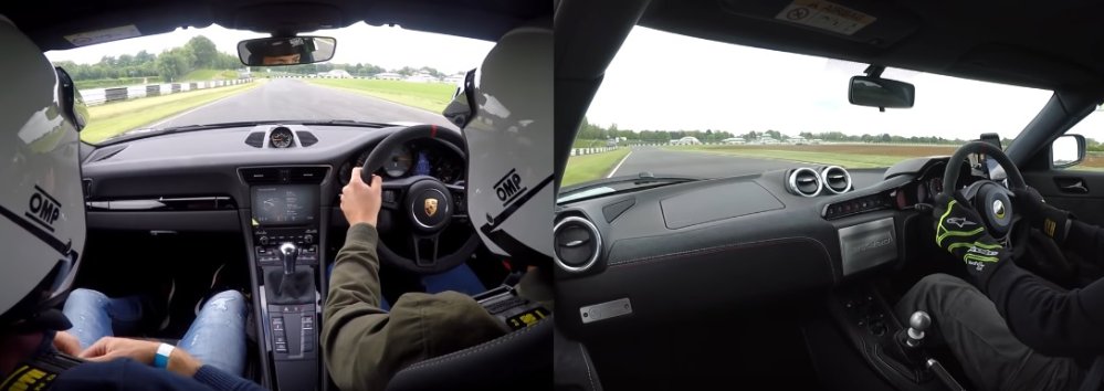 Porsche 991.2 GT3 Side by Side on Track with GT430