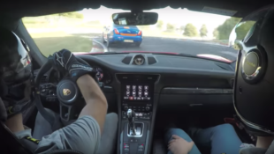 Porsche 911 GT3 RS at the Nürburgring.