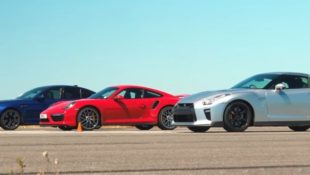 Porsxche Vs GT-R Vs M5