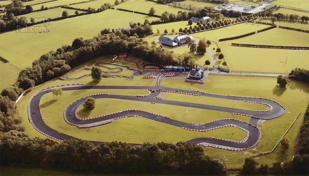 Irish mansion with a go-kart track.
