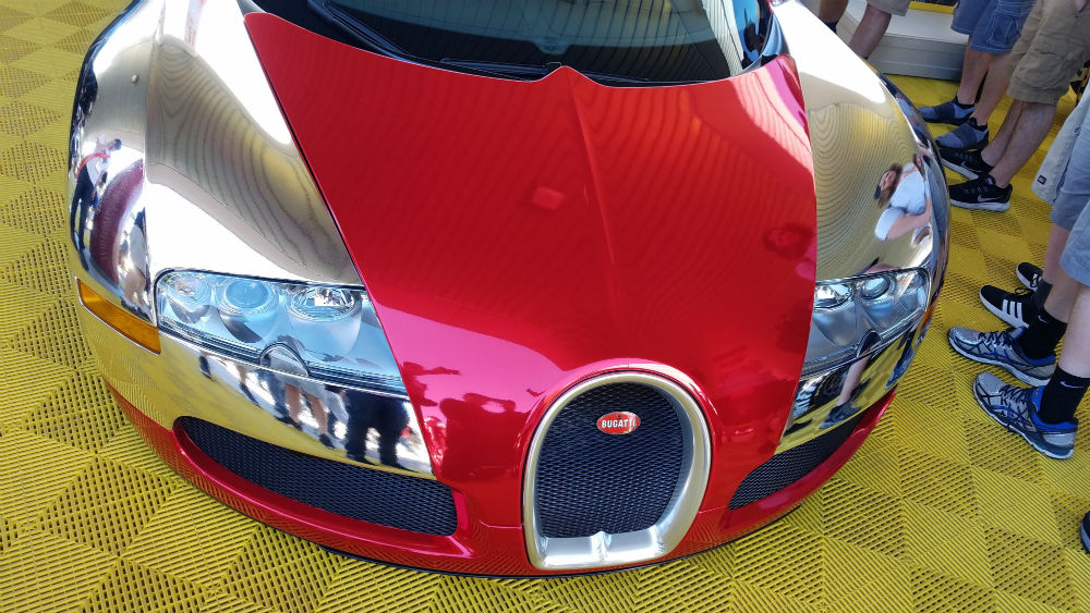 Red & Chrome Veyron Hypes Heart Health Awareness