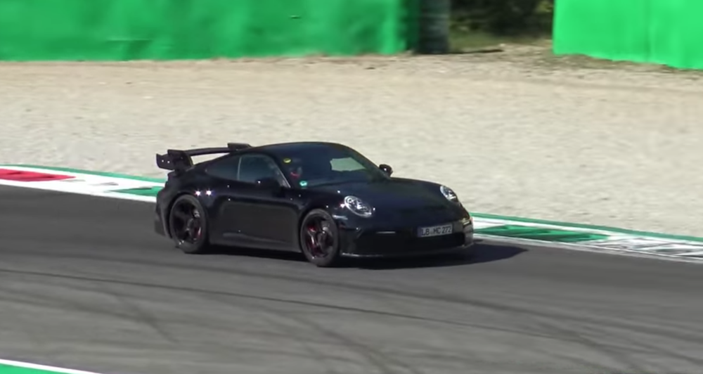 Porsche 992 GT3 testing at Monza.