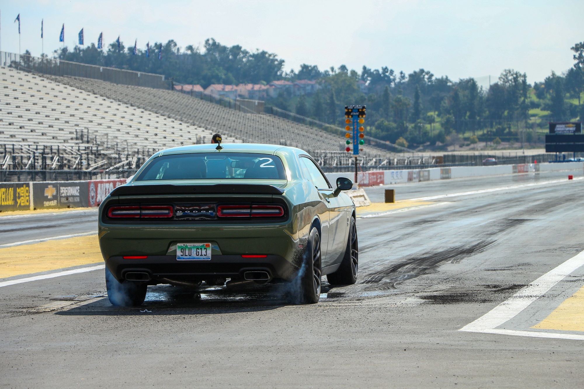 Jake Stumph 2019 Dodge Challenger RT Scat Pack 1320 Drag Strip Test First Drive Review