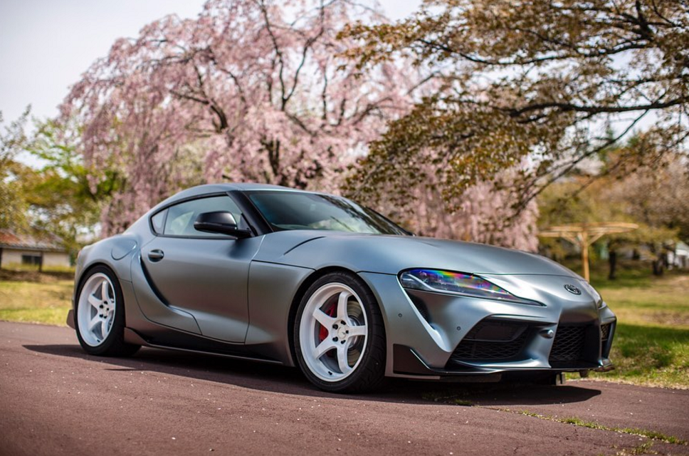 HKS Toyota GR Supra A90 Takes a Highly Stylized Test Drive