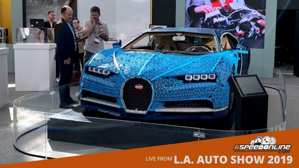 Bugatti Chiron Built with Legos Draws a Crowd in Los Angeles