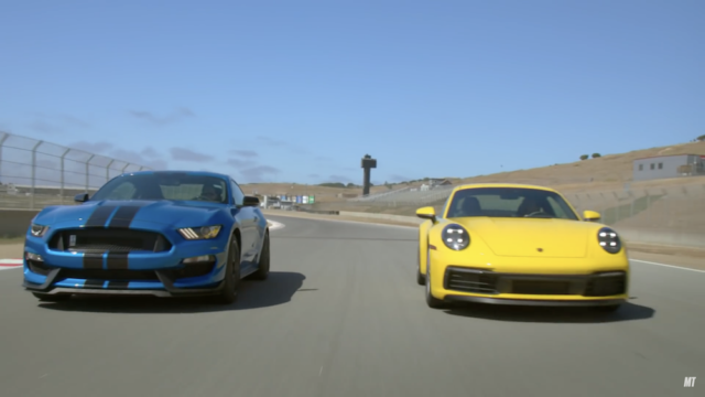 Porsche 911 Carera S vs Ford Mustang Shelby GT350