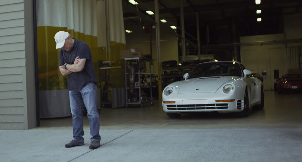 Mark Canepa with 1987 Porsche 959SC 800 horsepower modified 959