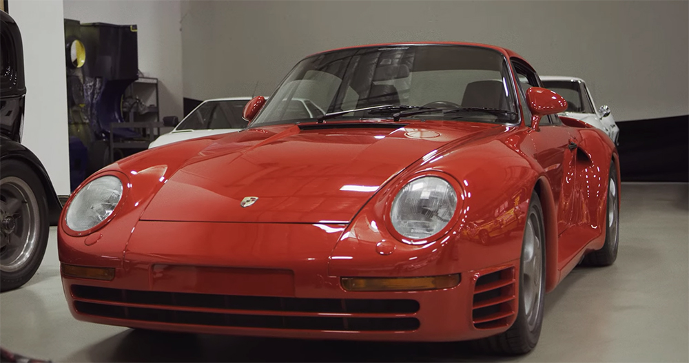 1987 Porsche 959 at Bruce Canepa's Porsche repair shop in