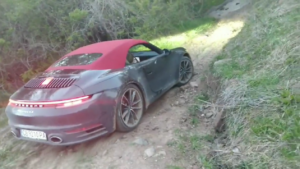 6speedonline.com 992 4S Cabrio Roams Through Mountain Bike Territory