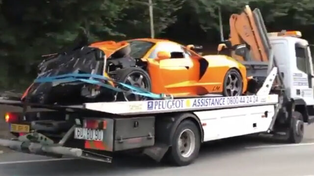 McLaren Senna LM Wrecked By Former F1 Driver Adrian Sutil