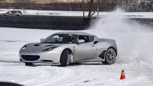 Lotus Evora Owner Takes Car To Winter Autocross—and Wins!