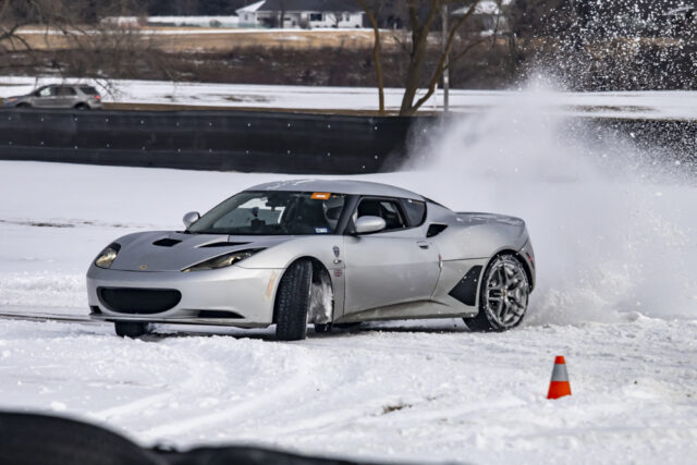 Lotus Evora Owner Takes Car To Winter Autocross—and Wins!
