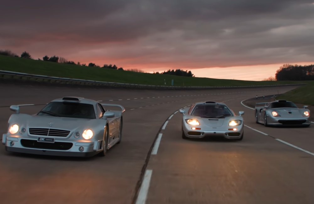 F1, Porsche 911 GT1, Mercedes CLK GTR