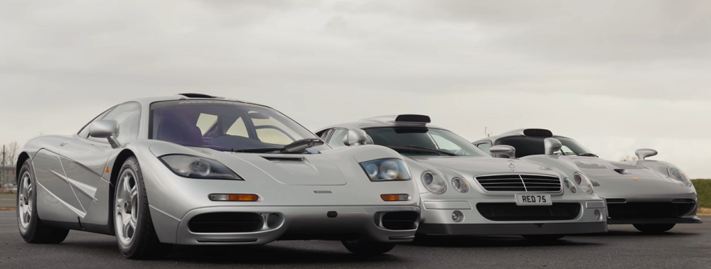 McLaren F1, Porsche 911 GT1, Mercedes CLK GTR