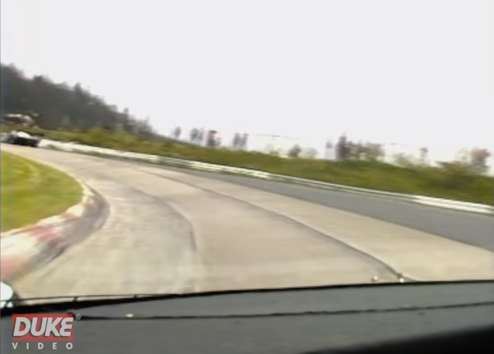 Onboard Nurburgring Banked Corner Inside Porsche 956 Racing Onbaord Vintage 80s