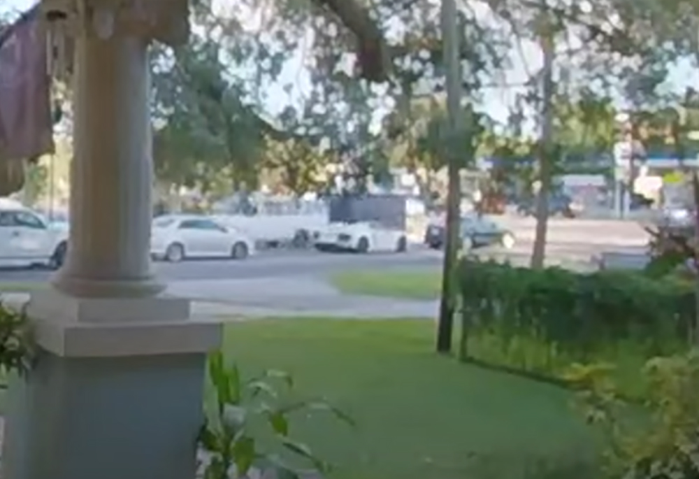 Matt Heller Lamborghini Accident Video Doorbell Camera