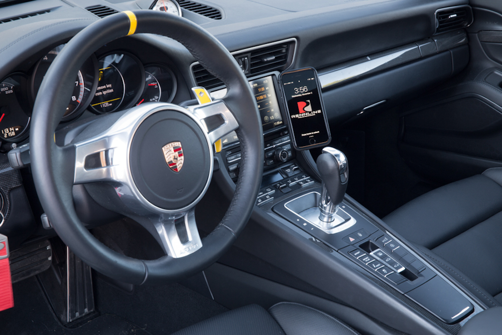 Holiday Gift Guide Rennline Phone Mount Porsche 991 911
