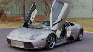 2004 Lamborghini Murcielago doors up gated six speed manual transmission bring A Trailer