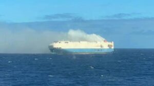 Felicity Ace Cargo Ship Porsche