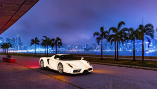 White Ferrari Enzo