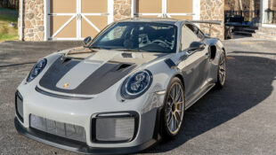 Nardo Grey GT2 RS Porsche 911 on Bring A Trailer with Weissach Package, Front