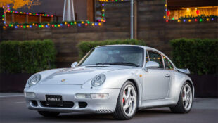 Low Mileage Porsche 993 Turbo 911 on Bring A Trailer Front 3/4