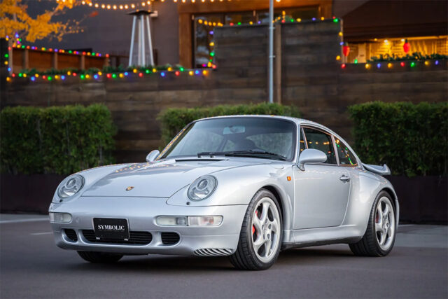 Low Mileage Porsche 993 Turbo 911 on Bring A Trailer Front 3/4
