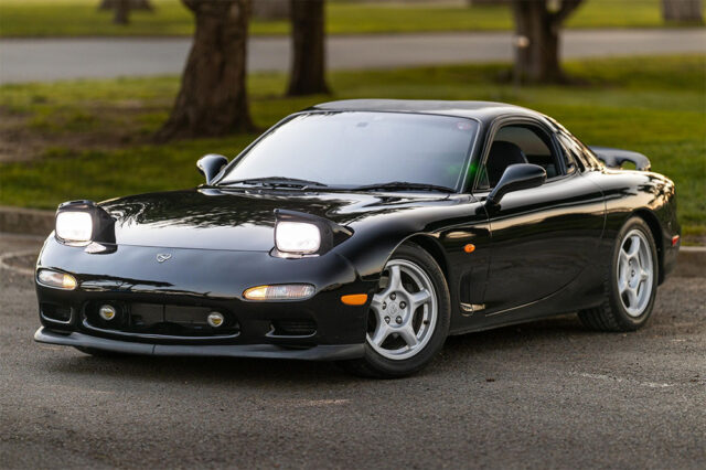 Efini JDM FD RX-7 on Cars and Bids front 3/4