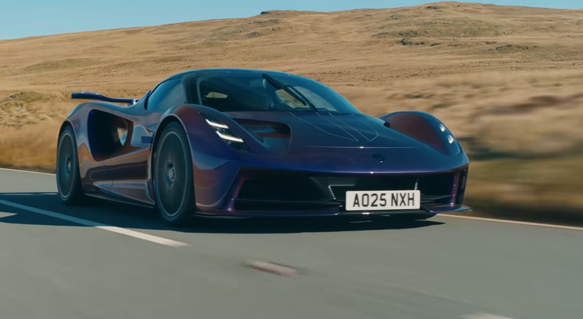 Lotus Evija Takes Its 2,011 HP for a Gallop on the Road and Track