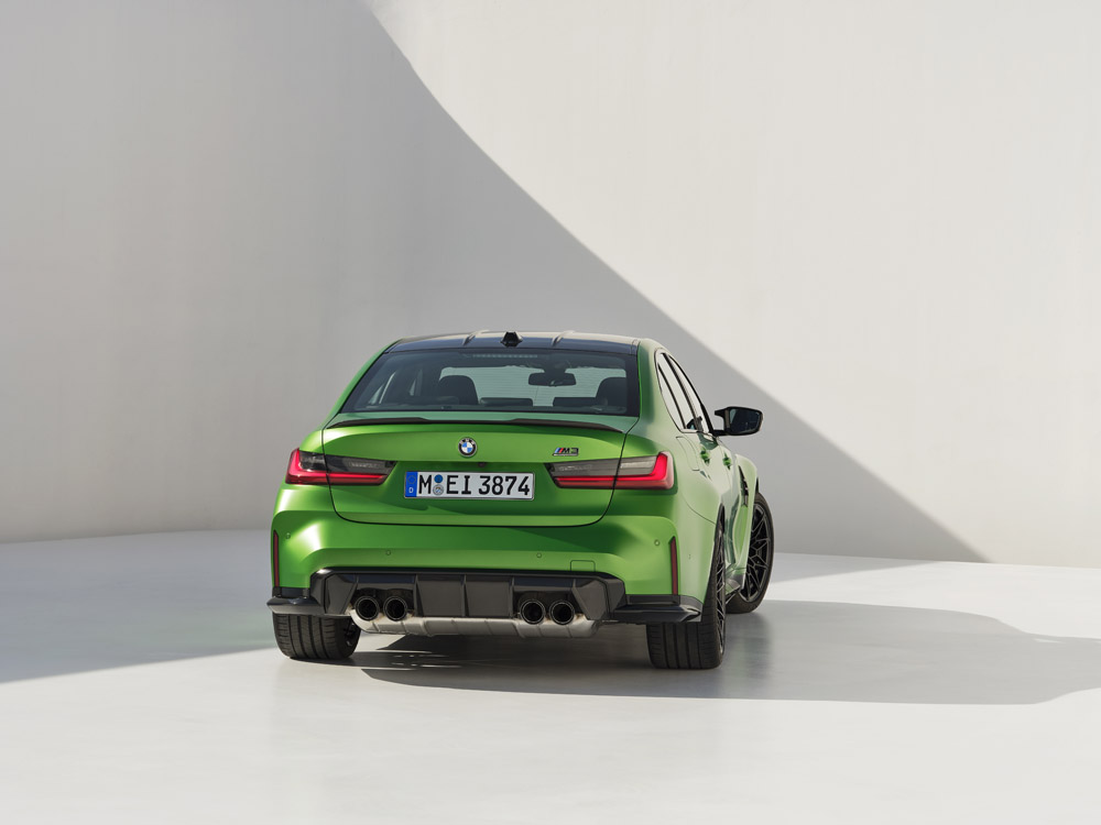 2025 BMW M3 Competition European Spec Model Parked rear