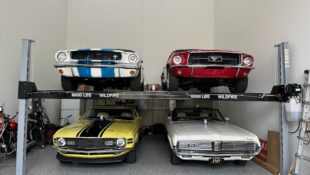 WildFire Lifts Double Wide Lift With Vintage Classic Ford Mustang