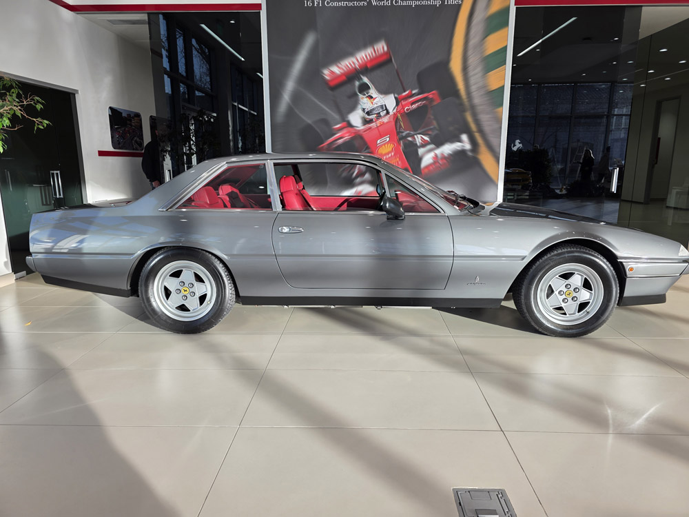 1986 Ferrari 412 for sale in Salt Lake City Utah at Ken Garff Dealership Side Profile