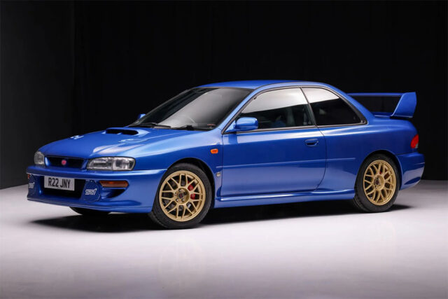 Subaru Impreza 22B STi for Sale on Bring A Trailer Front Three Quarter