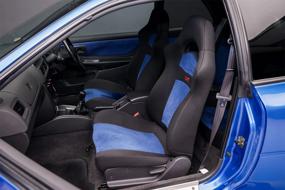 Subaru Impreza 22B STi for Sale on Bring A Trailer Interior