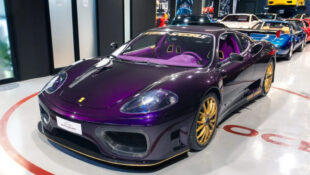Purple Koenig Ferrari 360 Modena front 3/4 for sale on Bring A Trailer in Italy